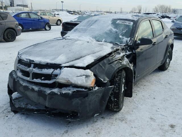 1B3LC56R88N274232 - 2008 DODGE AVENGER SX BLACK photo 2