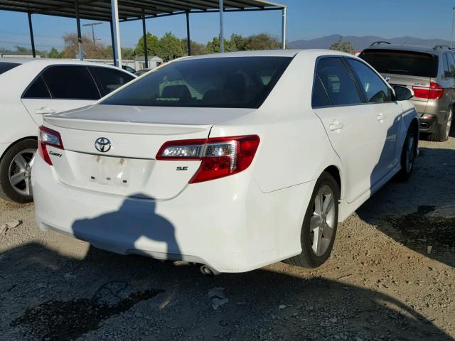 4T1BF1FK5CU561678 - 2012 TOYOTA CAMRY BASE WHITE photo 4