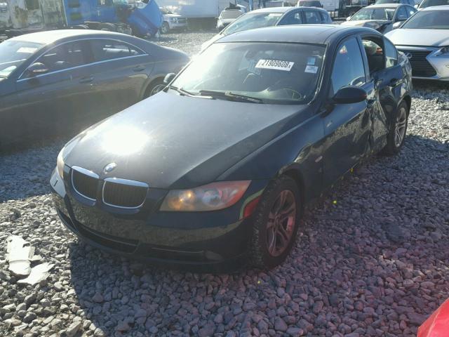 WBAVC93518K040769 - 2008 BMW 328 XI BLACK photo 2