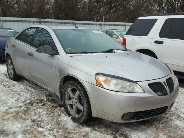 1G2ZG57N384195862 - 2008 PONTIAC G6 BASE SILVER photo 1