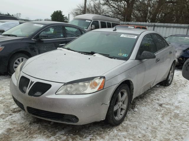 1G2ZG57N384195862 - 2008 PONTIAC G6 BASE SILVER photo 2