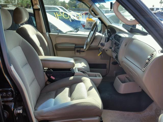 1FMZU67EX3UA65107 - 2003 FORD EXPLORER S BLACK photo 5