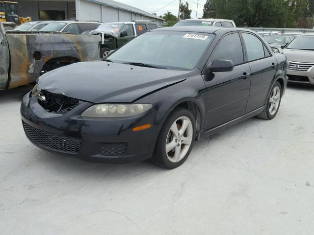 1YVHP80C085M31745 - 2008 MAZDA 6 I BLACK photo 2