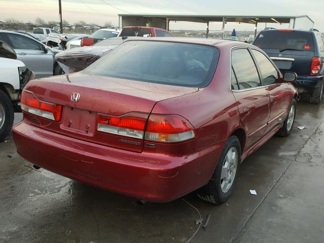 1HGCG16572A068862 - 2002 HONDA ACCORD EX BURGUNDY photo 4