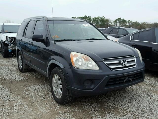 JHLRD68816C018316 - 2006 HONDA CR-V EX BLACK photo 1