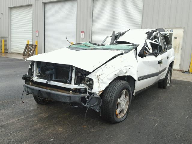 1GNET16S046139745 - 2004 CHEVROLET TRAILBLAZE WHITE photo 2