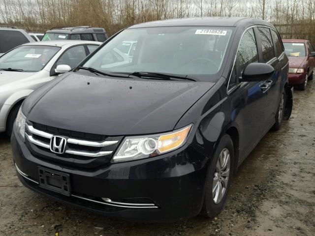 5FNRL5H49EB128572 - 2014 HONDA ODYSSEY EX BLACK photo 2