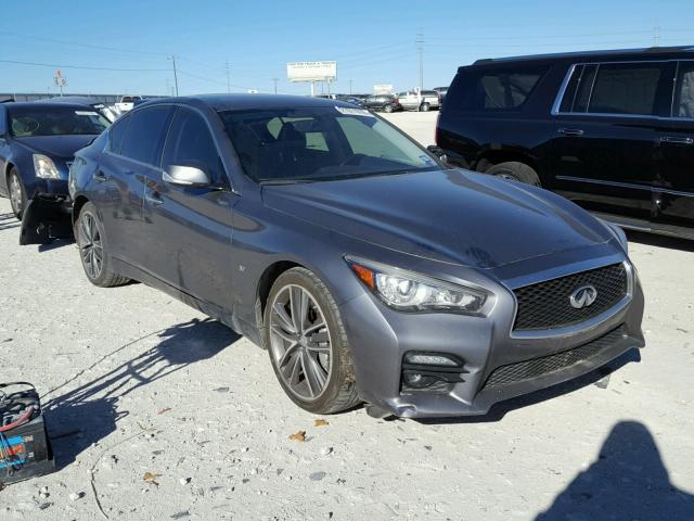 JN1BV7AP4EM683466 - 2014 INFINITI Q50 BASE CHARCOAL photo 1