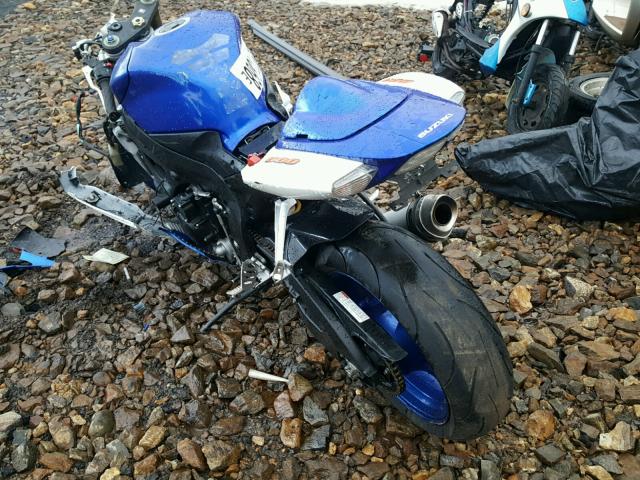 JS1GN7DA362117283 - 2006 SUZUKI GSX-R600 K BLUE photo 3