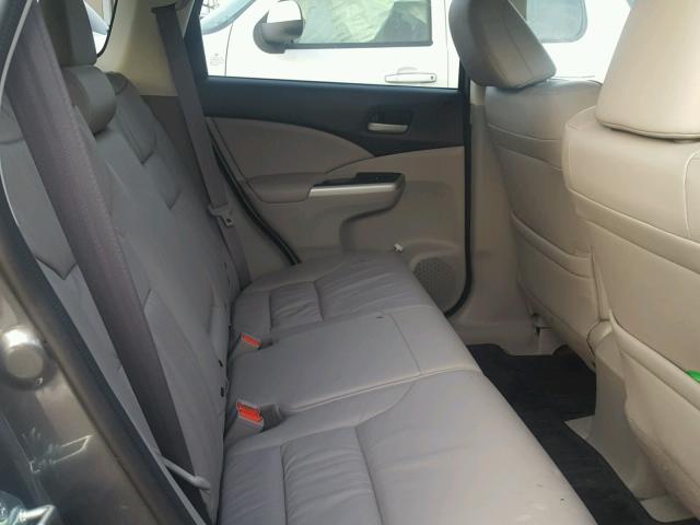 2HKRM4H75EH669850 - 2014 HONDA CR-V EXL GRAY photo 6