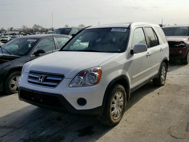 SHSRD78996U425999 - 2006 HONDA CR-V SE WHITE photo 2