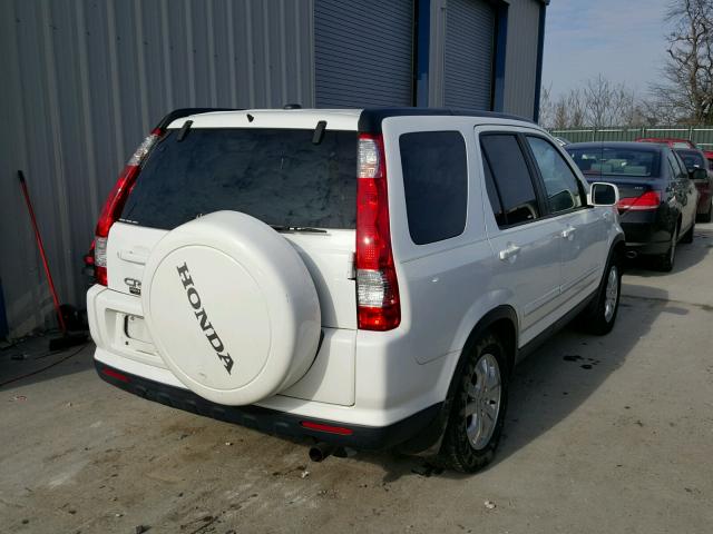 SHSRD78996U425999 - 2006 HONDA CR-V SE WHITE photo 4