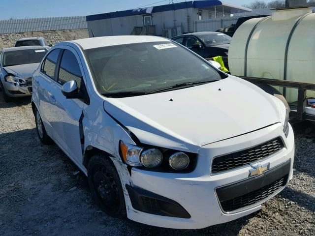 1G1JC5SH9D4193879 - 2013 CHEVROLET SONIC LT WHITE photo 1