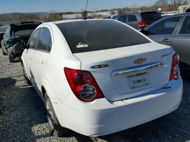 1G1JC5SH9D4193879 - 2013 CHEVROLET SONIC LT WHITE photo 3