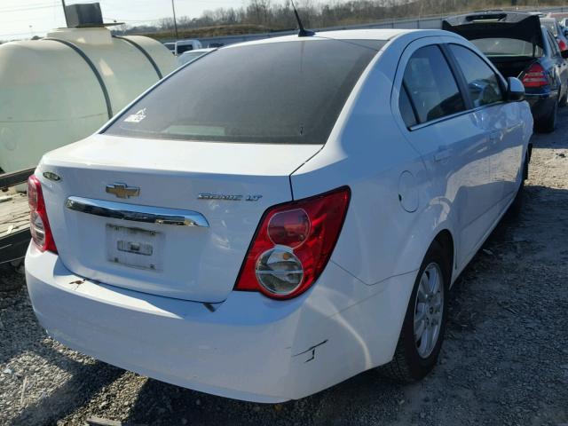 1G1JC5SH9D4193879 - 2013 CHEVROLET SONIC LT WHITE photo 4