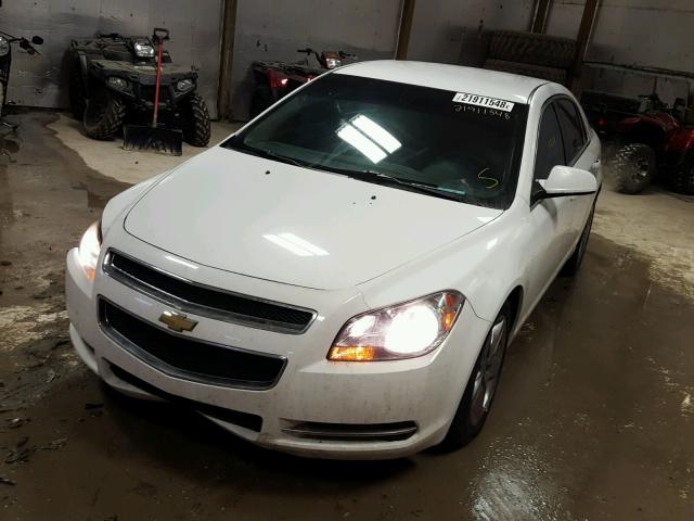 1G1ZC5E0XAF181197 - 2010 CHEVROLET MALIBU 1LT WHITE photo 2