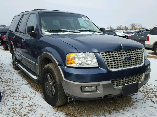 1FMPU17L03LB04382 - 2003 FORD EXPEDITION BLUE photo 1