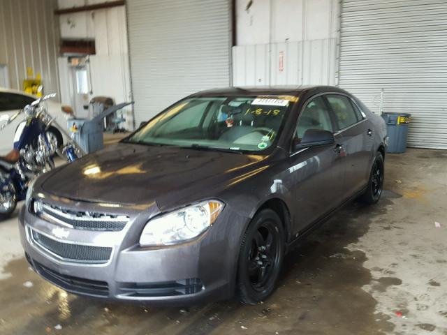 1G1ZB5EB7A4111298 - 2010 CHEVROLET MALIBU LS GRAY photo 2