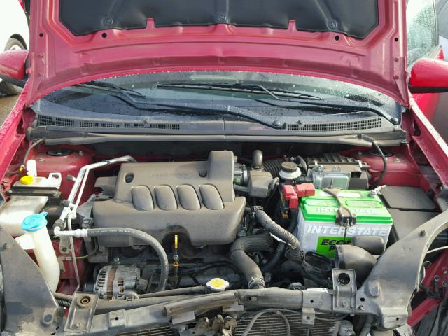 3N1AB6AP0CL736122 - 2012 NISSAN SENTRA 2.0 RED photo 7