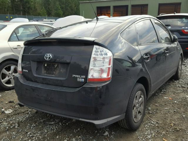 JTDKB20U397851165 - 2009 TOYOTA PRIUS BLACK photo 4