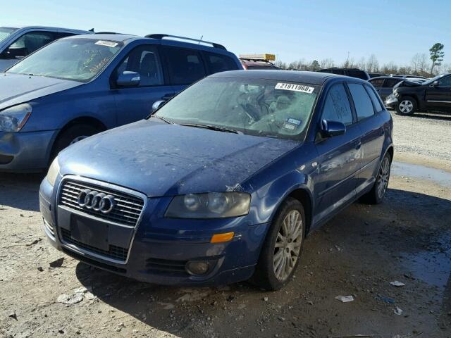 WAUNF78P97A043610 - 2007 AUDI A3 2.0 PRE BLUE photo 2