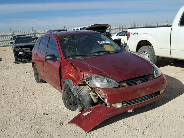 3FAFP37332R116681 - 2002 FORD FOCUS ZX5 MAROON photo 1