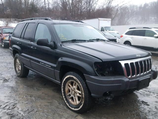 1J8GW48S43C579113 - 2003 JEEP GRAND CHER BLACK photo 1