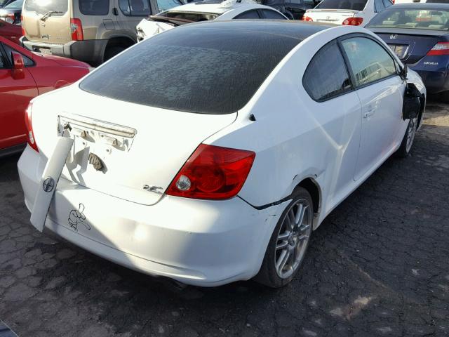 JTKDE167660083982 - 2006 TOYOTA SCION TC WHITE photo 4