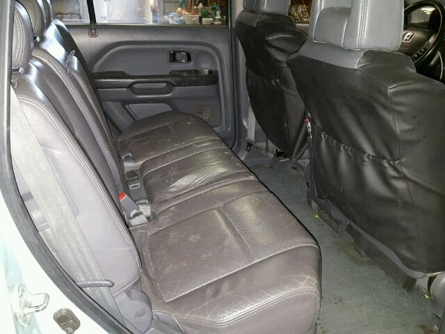 2HKYF18633H593313 - 2003 HONDA PILOT EXL SILVER photo 6