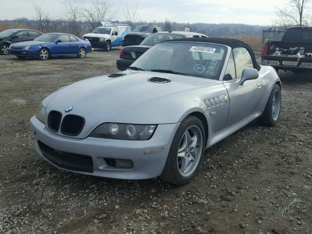 4USCN53462LJ60258 - 2002 BMW Z3 3.0 SILVER photo 2