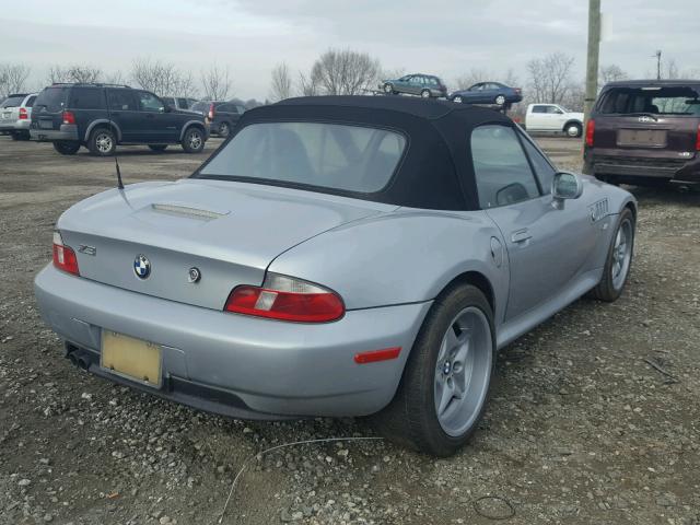 4USCN53462LJ60258 - 2002 BMW Z3 3.0 SILVER photo 4