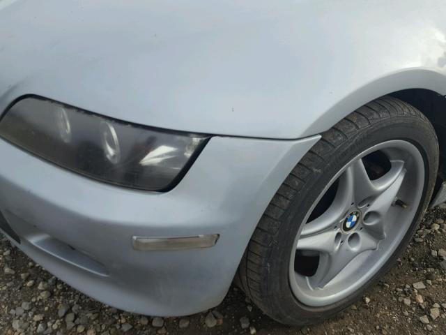 4USCN53462LJ60258 - 2002 BMW Z3 3.0 Gümüş fotoğraf 9