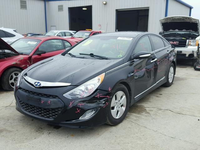 KMHEC4A40CA031524 - 2012 HYUNDAI SONATA HYB BLACK photo 2