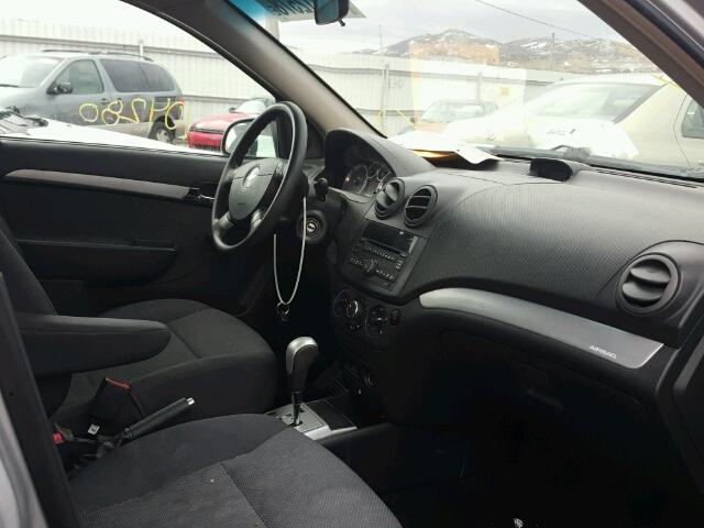 KL1TD5DE5AB099836 - 2010 CHEVROLET AVEO LS 银色 照片 5