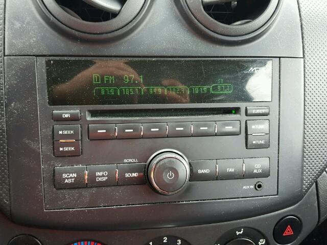 KL1TD5DE5AB099836 - 2010 CHEVROLET AVEO LS 银色 照片 9