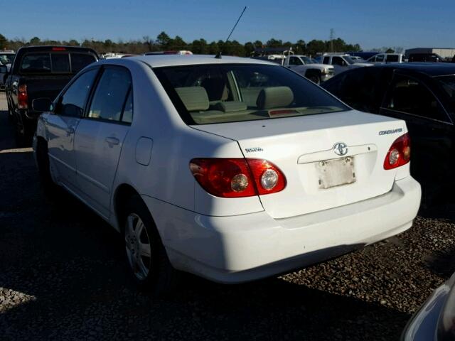 1NXBR32E26Z602534 - 2006 TOYOTA COROLLA CE WHITE photo 3