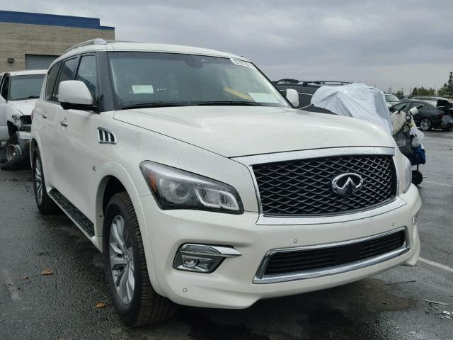 JN8AZ2ND8H9830805 - 2017 INFINITI QX80 BASE WHITE photo 1