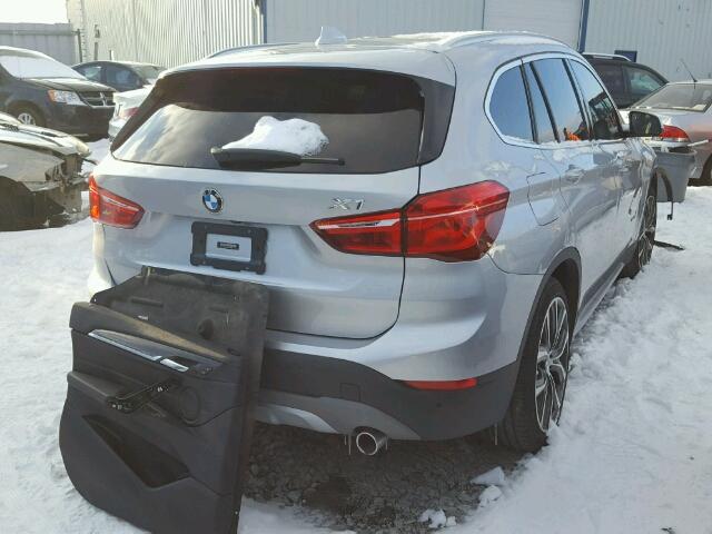 WBXHT3C31GP884231 - 2016 BMW X1 XDRIVE2 Plata foto 4