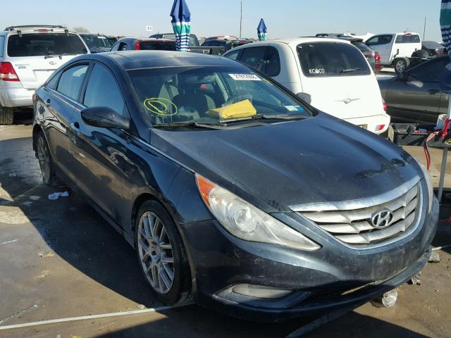 5NPEC4AC8BH121233 - 2011 HYUNDAI SONATA SE BLUE photo 1