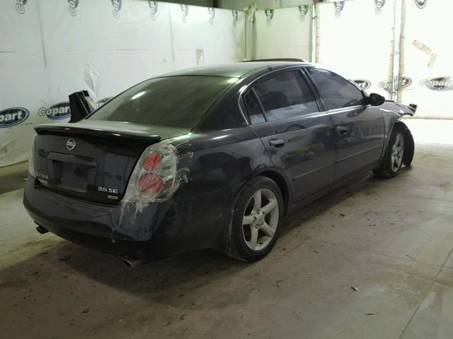 1N4BL11D55C296314 - 2005 NISSAN ALTIMA SE BLACK photo 4