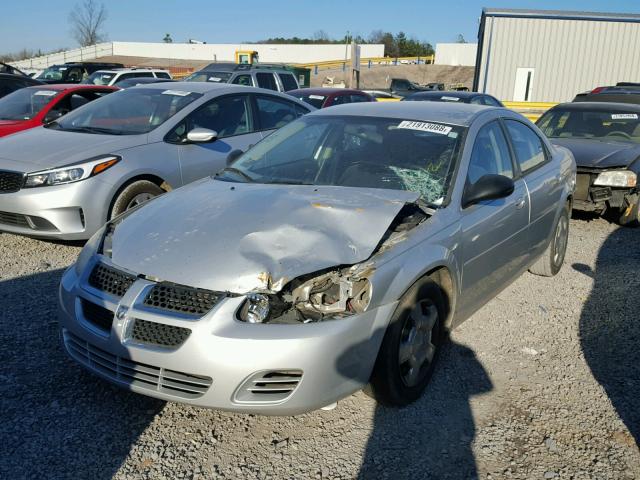 1B3EL46X45N697600 - 2005 DODGE STRATUS SX SILVER photo 2