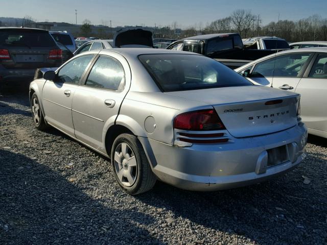 1B3EL46X45N697600 - 2005 DODGE STRATUS SX SILVER photo 3