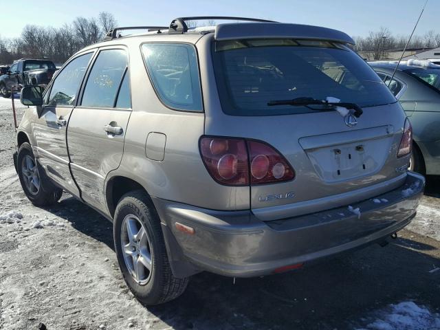 JT6GF10U9X0014471 - 1999 LEXUS RX 300 BEIGE photo 3