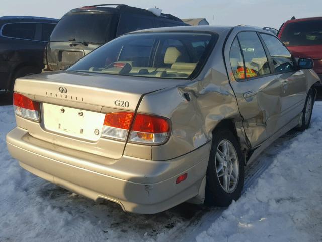 JNKCP11A92T513270 - 2002 INFINITI G20 CREAM photo 4