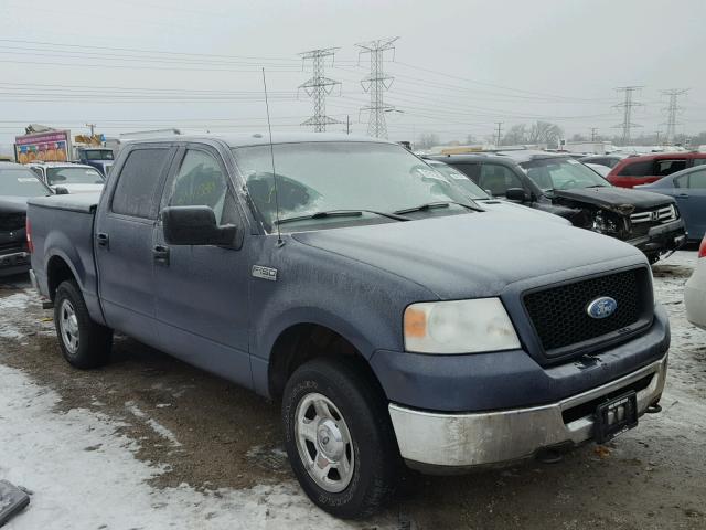 1FTRW14W96KC10930 - 2006 FORD F150 SUPER BLUE photo 1