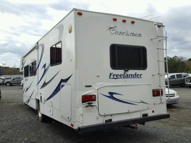 1FDXE45S86DA40275 - 2007 COACH FREELANDER WHITE photo 3