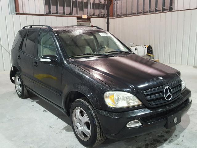 4JGAB57E74A504148 - 2004 MERCEDES-BENZ ML 350 BLACK photo 1