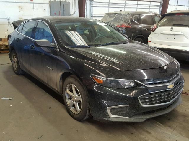 1G1ZB5ST5HF150080 - 2017 CHEVROLET MALIBU LS BLACK photo 1