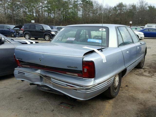 1G3CX52K5T4315023 - 1996 OLDSMOBILE 98 REGENCY BLUE photo 4