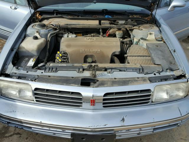 1G3CX52K5T4315023 - 1996 OLDSMOBILE 98 REGENCY BLUE photo 7